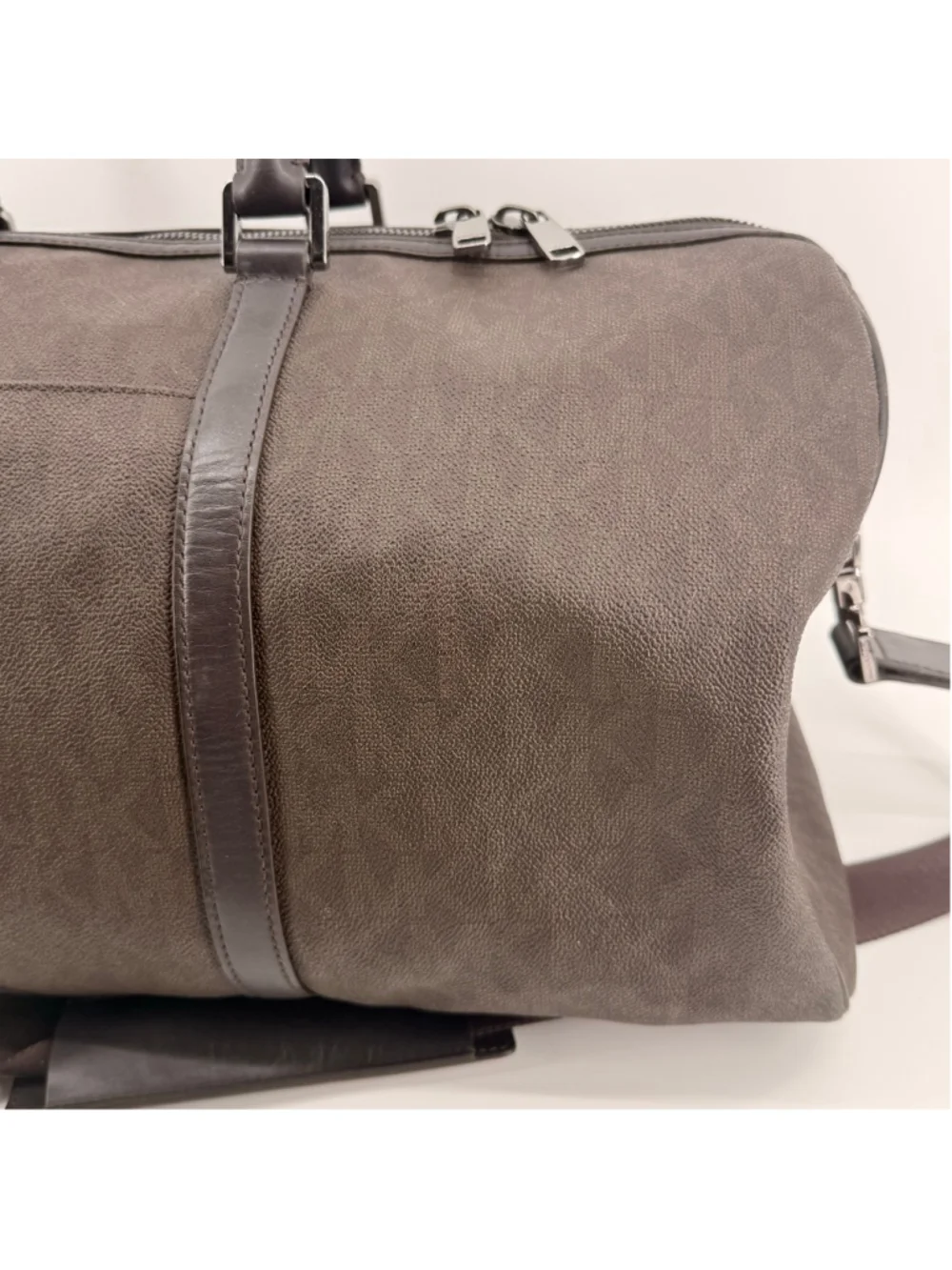 Michael Kors Jet Set Travel Large Duffle Bag Handbag Brown With Strap